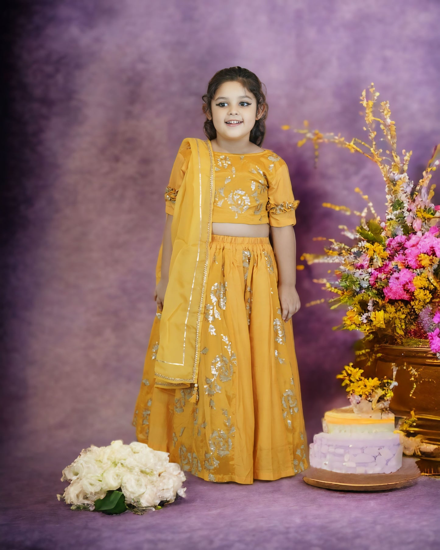 Chinon Siquense Work Lehenga Set