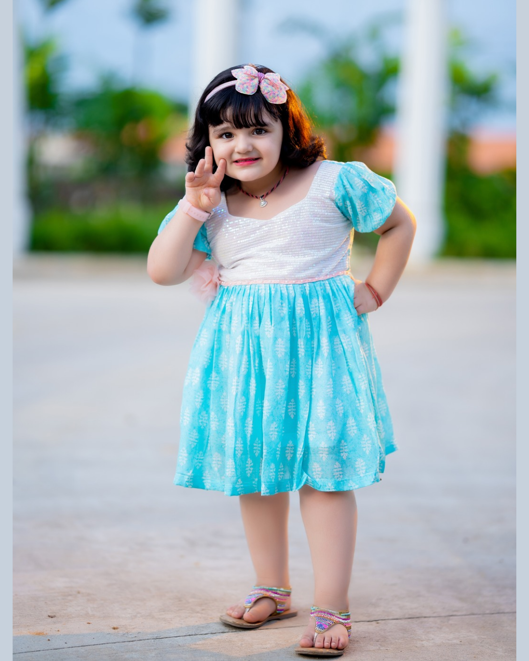 Girls Little Bluebird Frock