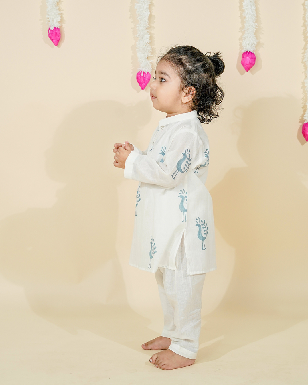 white kurta for baby boy