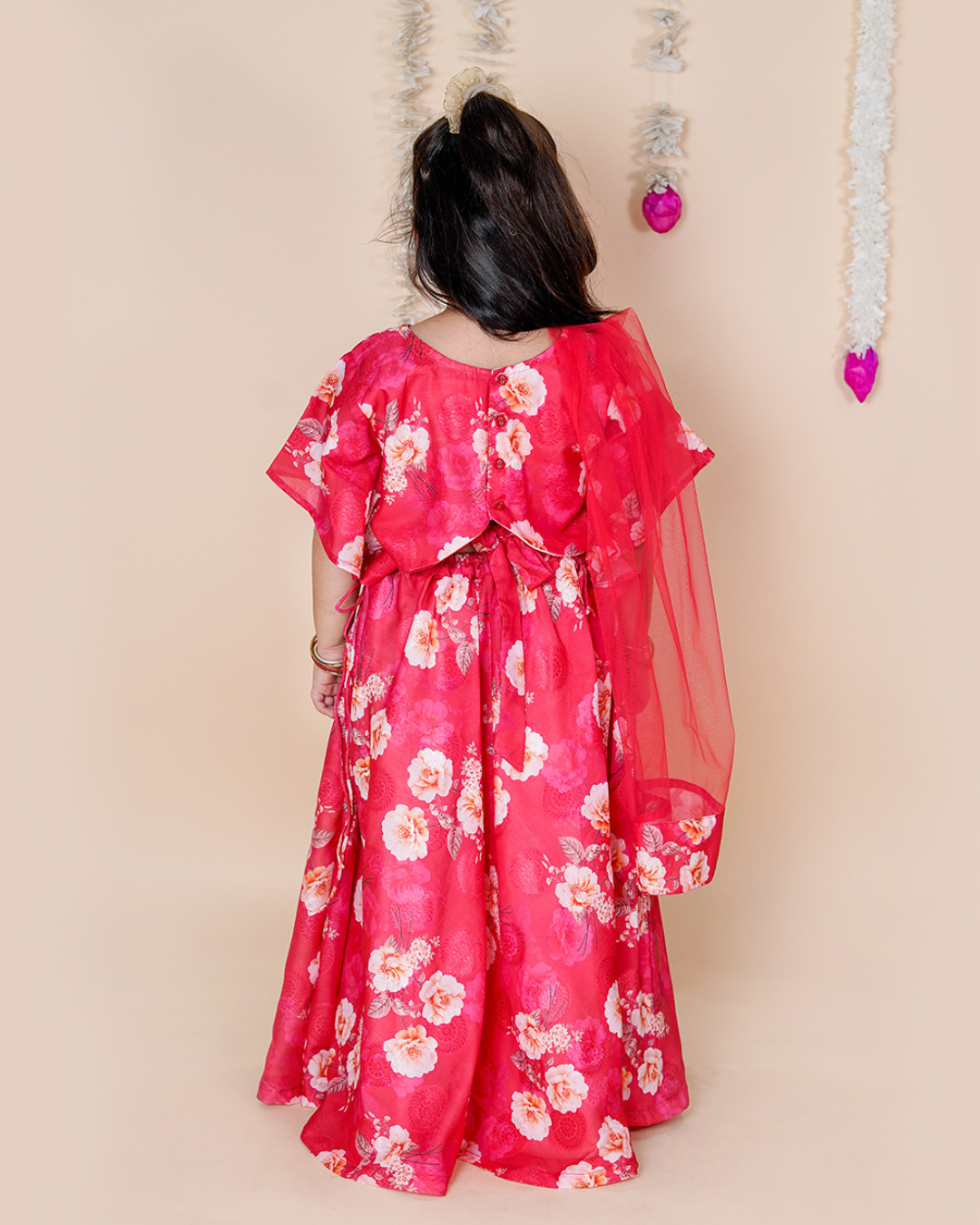 Gulaabo – Printed Muslin Lehenga Choli for Kids