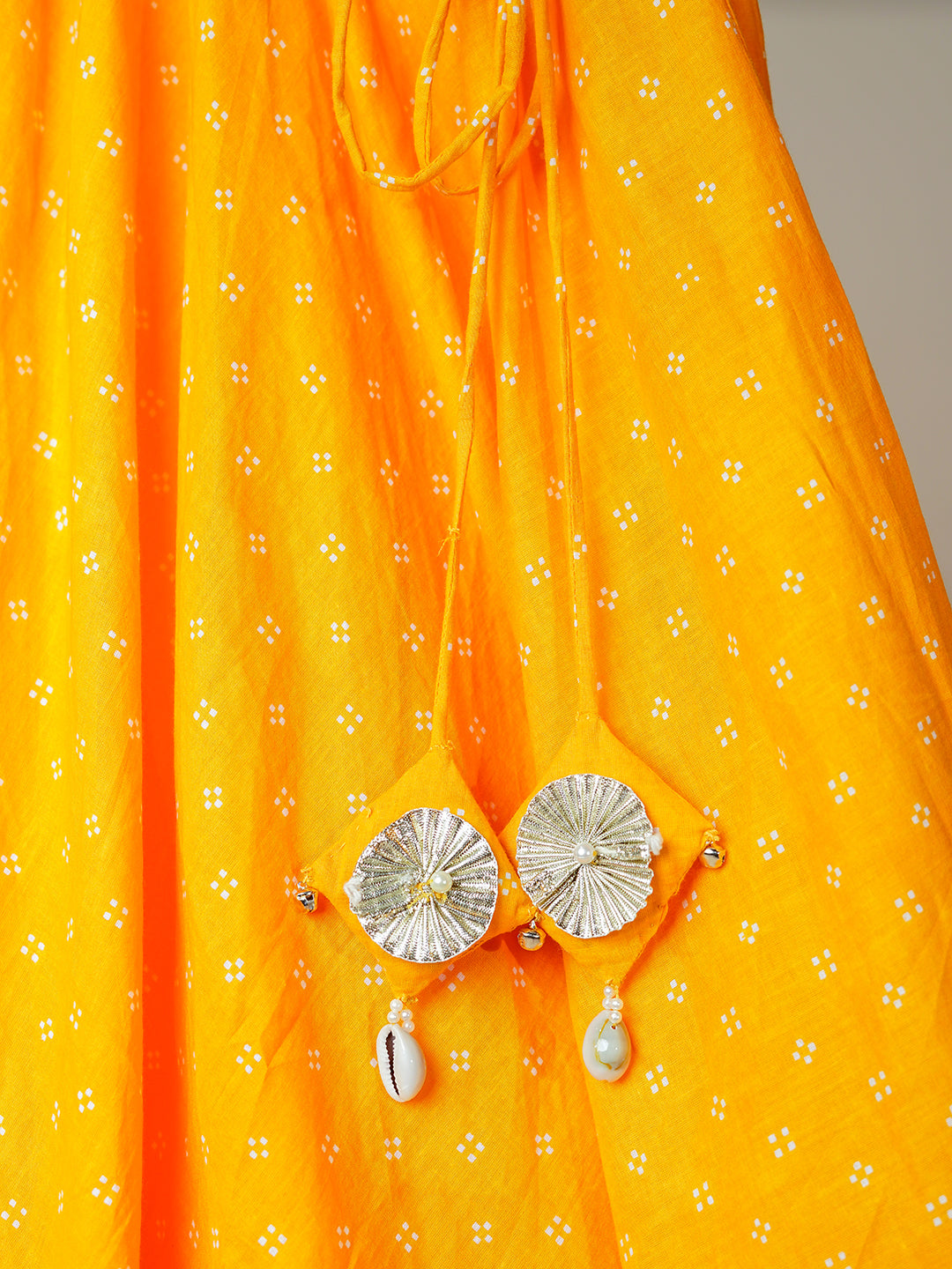 Dandiya Nights – Navratri Lehenga Choli in Mustard Yellow