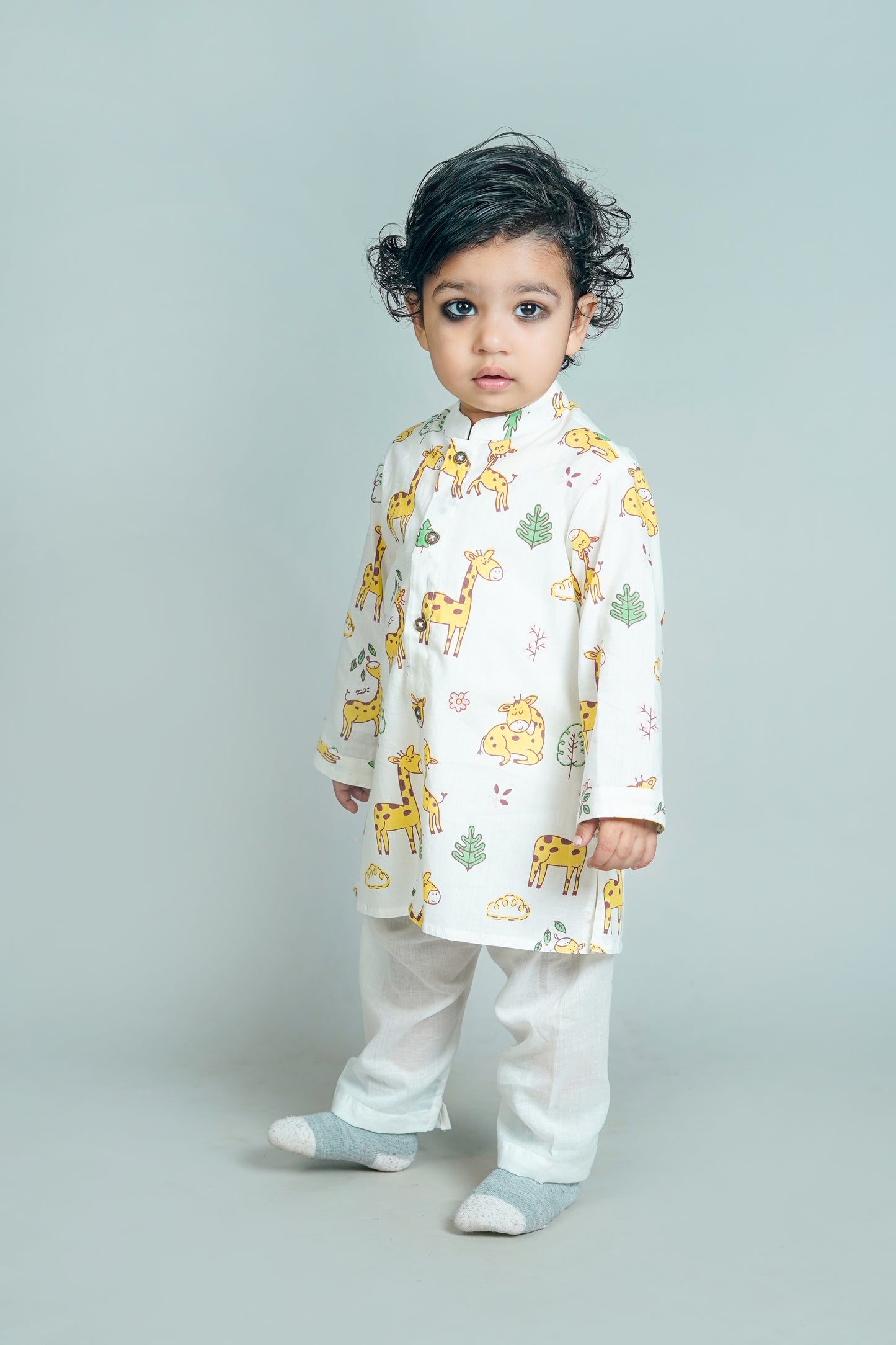 Boys Safari chic kurta set