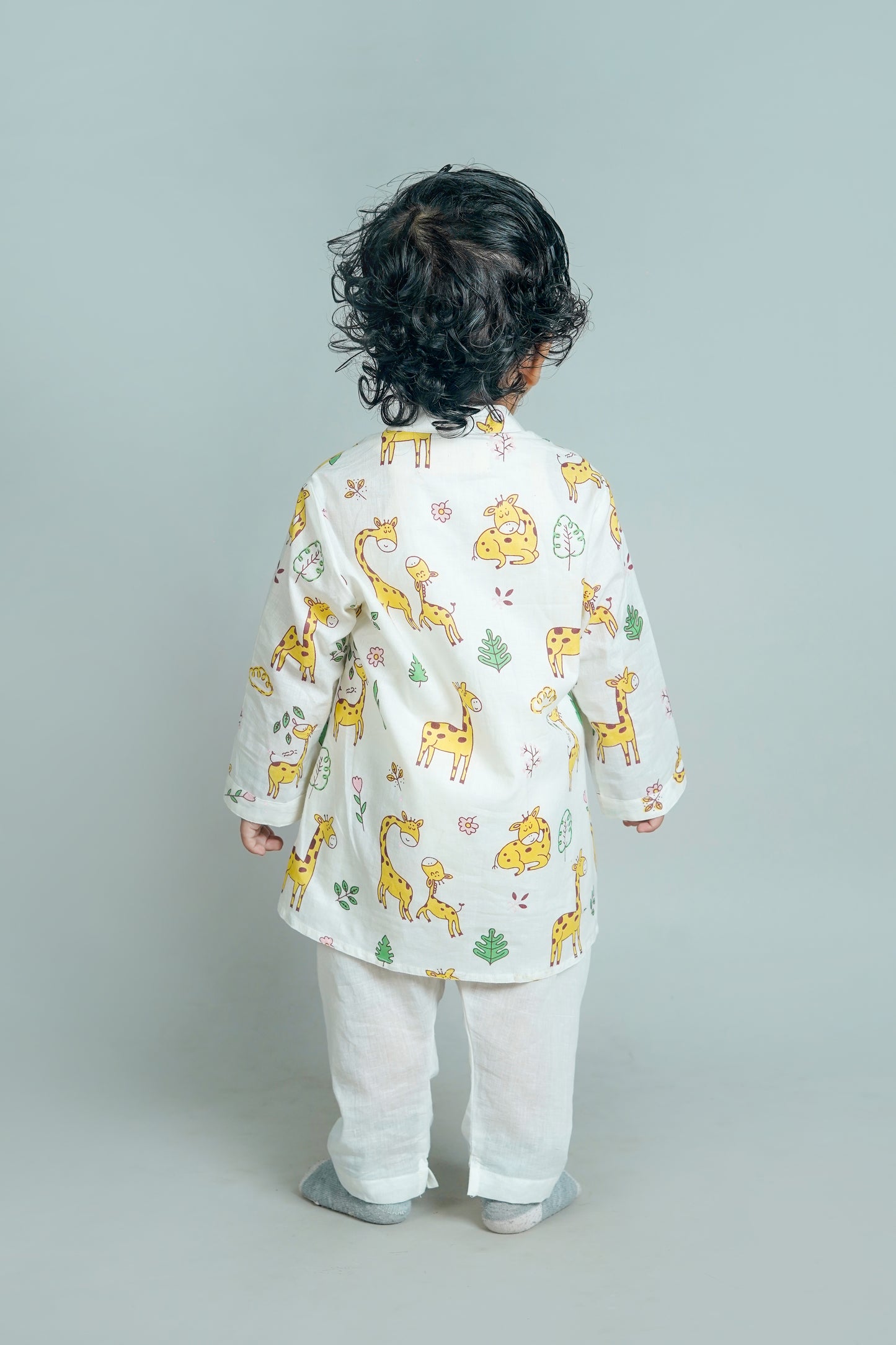 Boys Safari chic kurta set