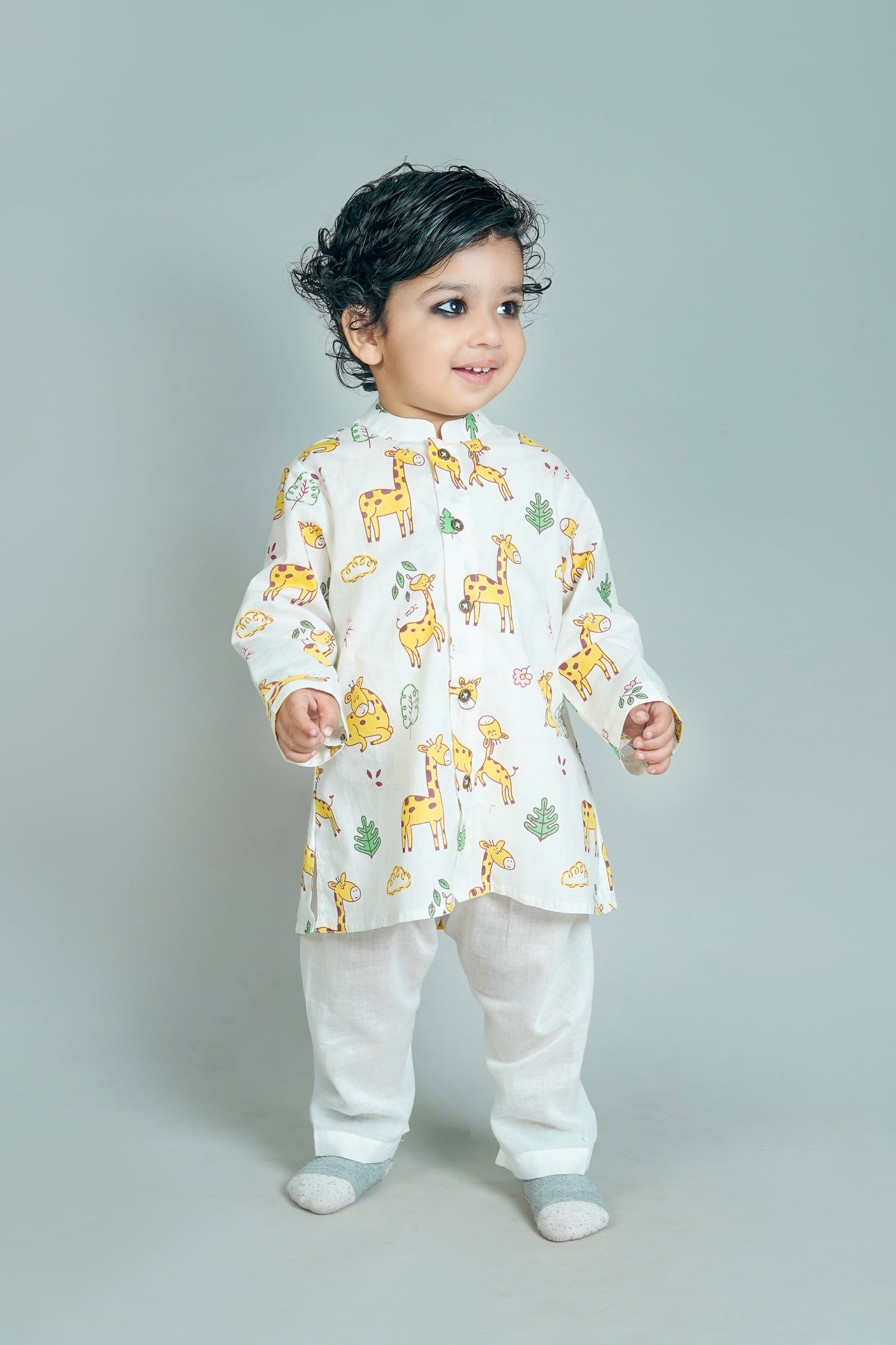 Boys Safari chic kurta set