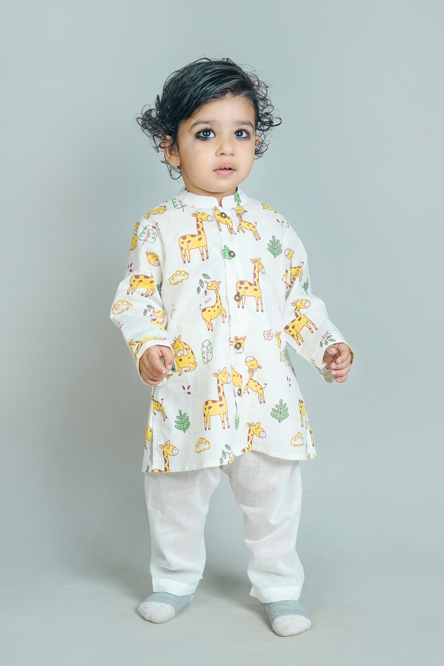 Boys Safari chic kurta set