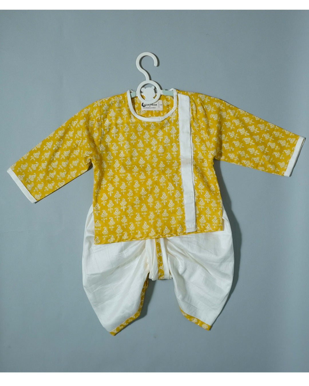 Baby Boy Floral Dhoti Kurta Set
