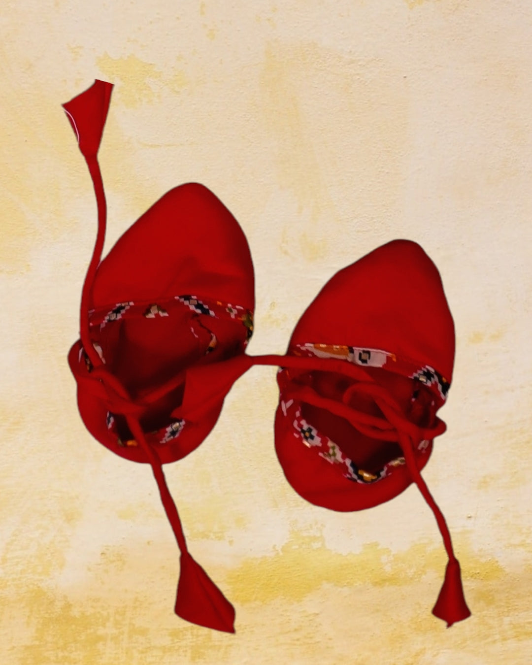 Red patola Jamna Sets for New Born Baby Girl