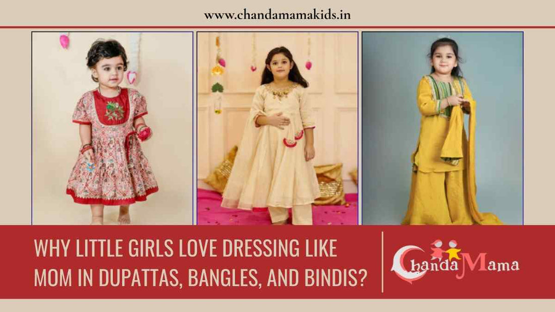 Why Little Girls Love Dressing Like Mom in Dupattas, Bangles, and Bindis