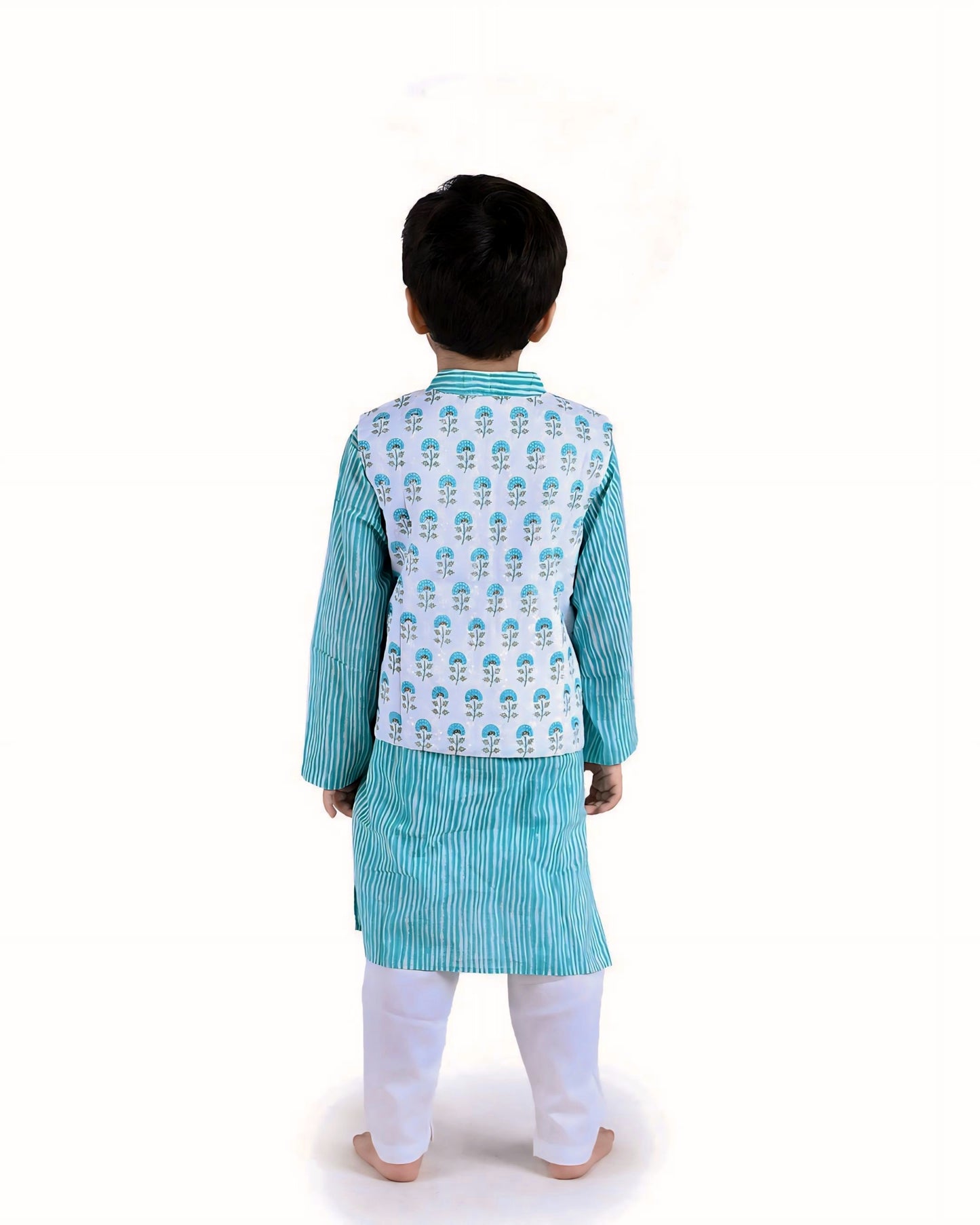 Boys  Kurta With Jacket And Pyjama