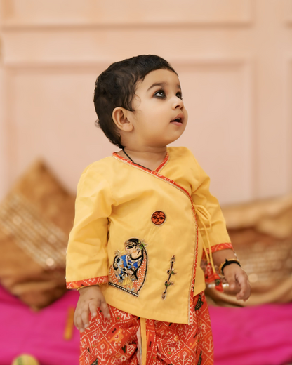 Baby Boy Yashoda Maiyaa Krishna Dhoti Set