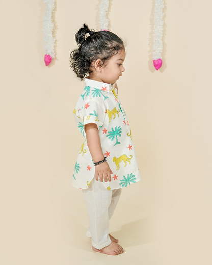 Jungle Tales Kurta Set for Baby Boy