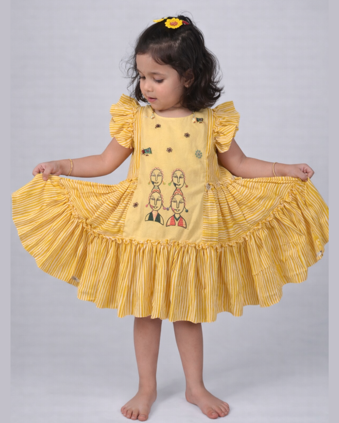 Tiny Twirls Everyday Dress For Baby Girl