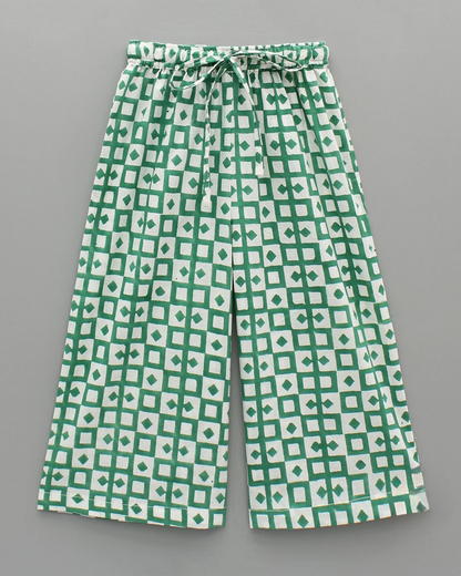 Block Print Vibes: Stylish Cotton Co-Ord Set for Girls