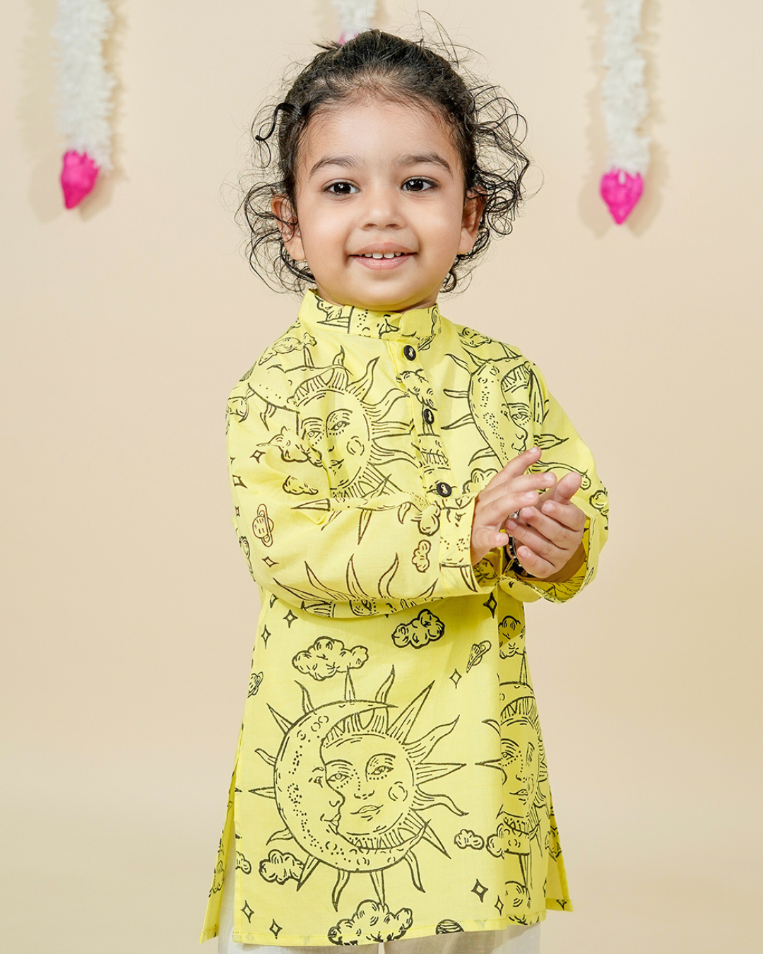 Baby Boy Yellow Kurta Set