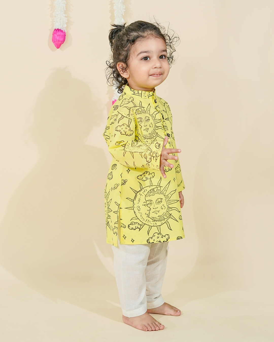 Baby Boy Yellow Kurta Set
