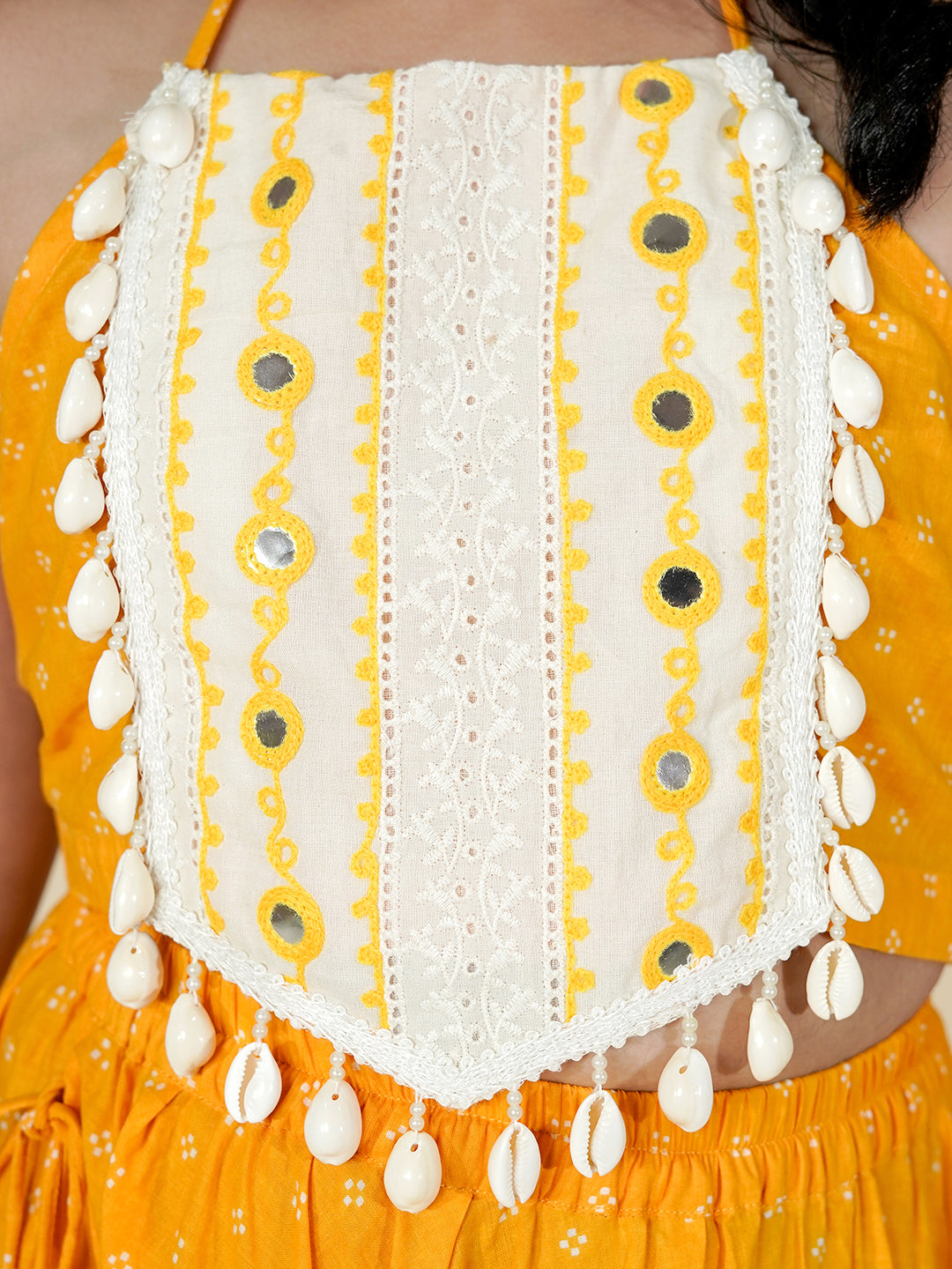 Dandiya Nights – Navratri Lehenga Choli in Mustard Yellow