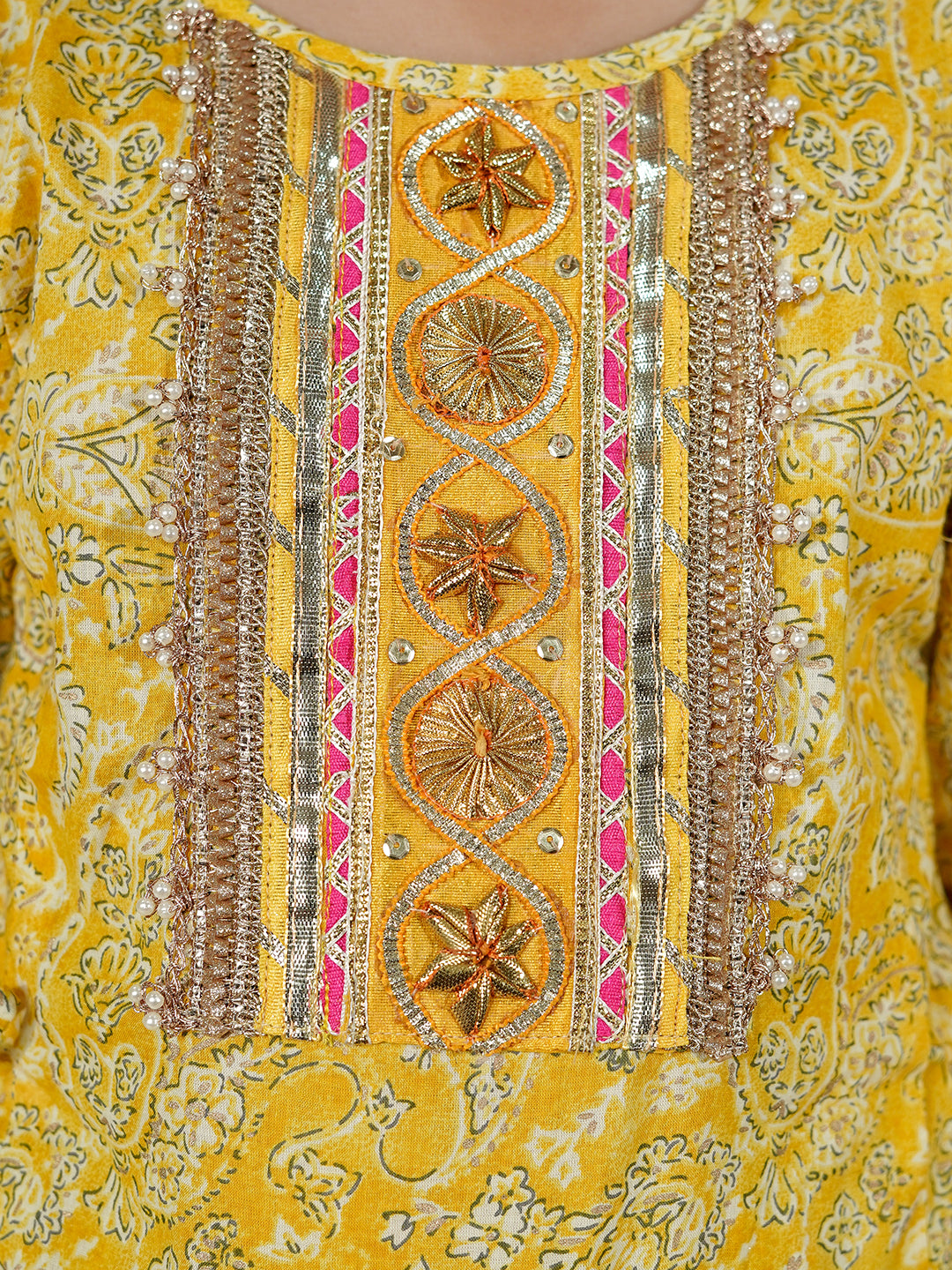 Meethi Muskaan – Festive Yellow Kurta Sharara Set