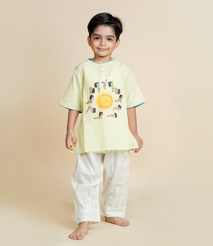 Little Yogi - Surya Namaskar Yoga Set (For Boys)