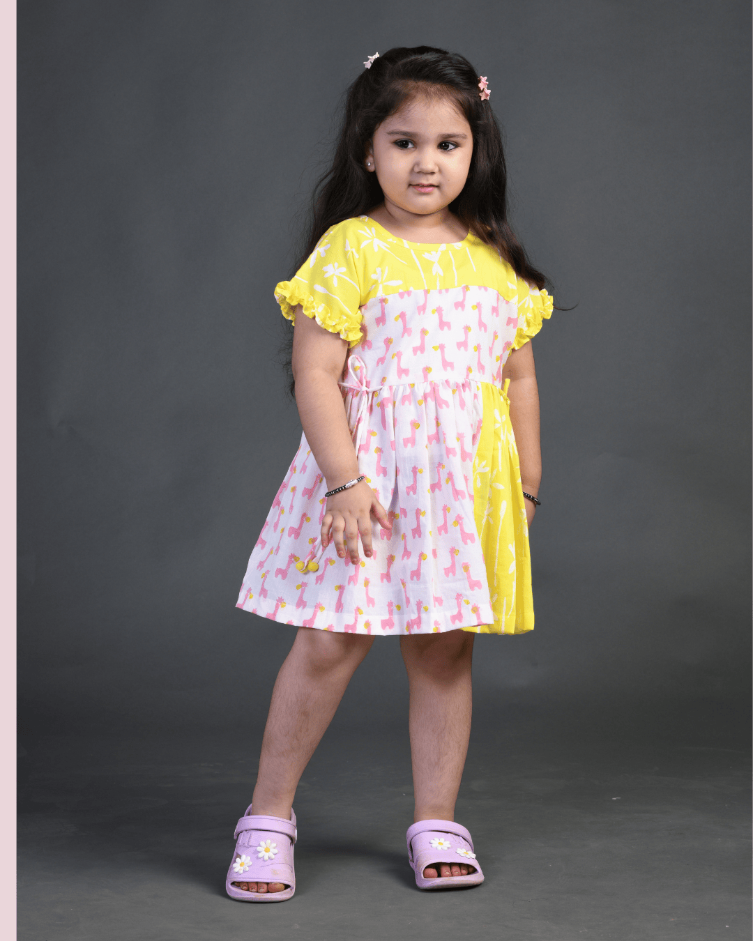 Baby Girls Animal Print Cotton Dress