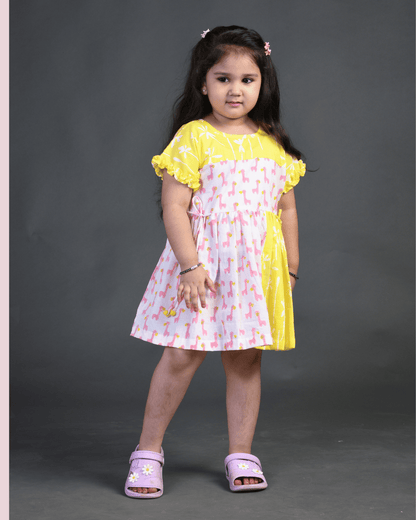 Baby Girls Animal Print Cotton Dress