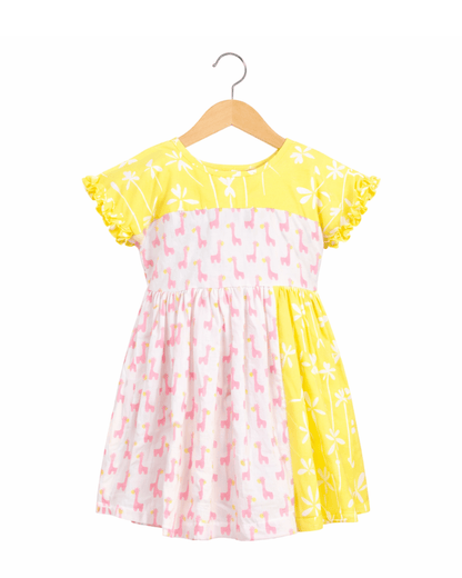 Baby Girls  Hand-Block Cotton Dress
