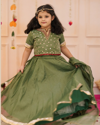 Chanda Mama Wedding lehenga For Girls