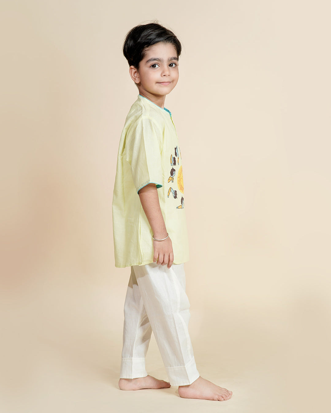 Cotton Yoga Outfit For Kids