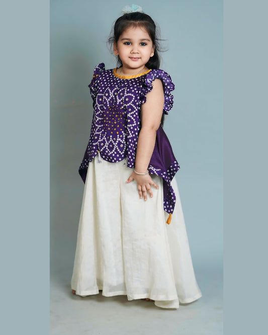 Girls Palazzo Suit Set