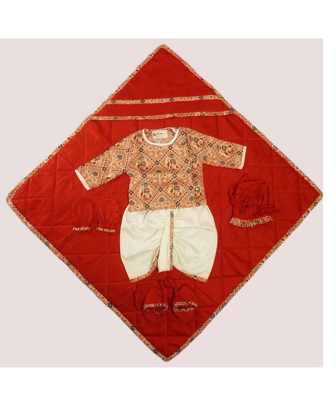 Patola Print Baby Boy Jamna Sets