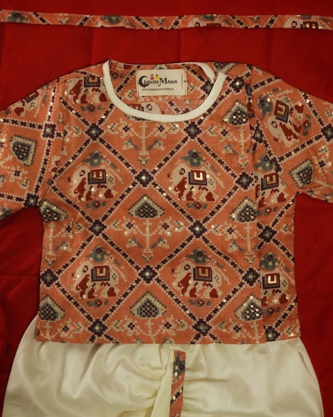 Patola Print Baby Boy Jamna Sets