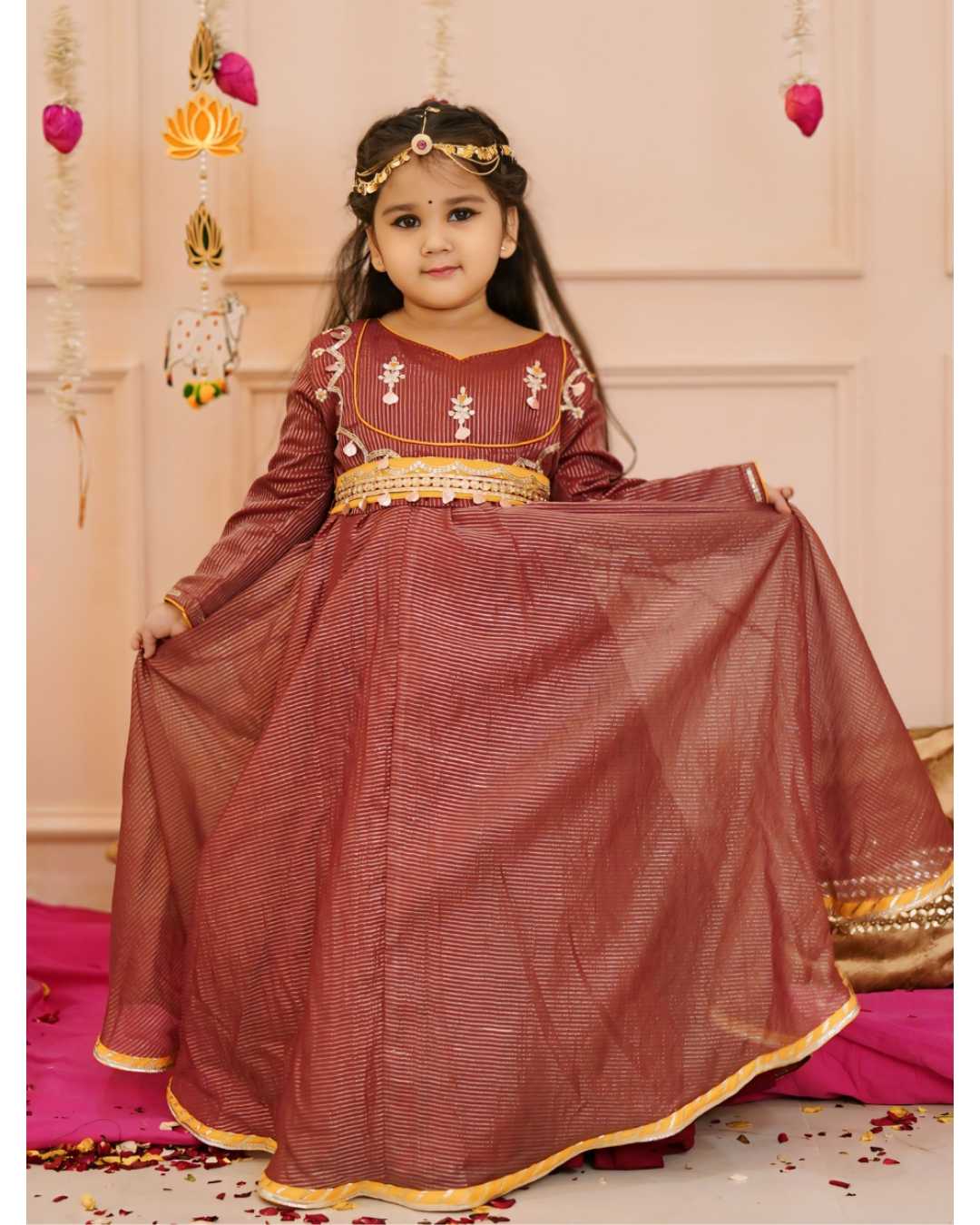 Girls Festive Anarkali Suit 