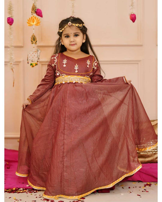 Girls Festive Anarkali Suit 