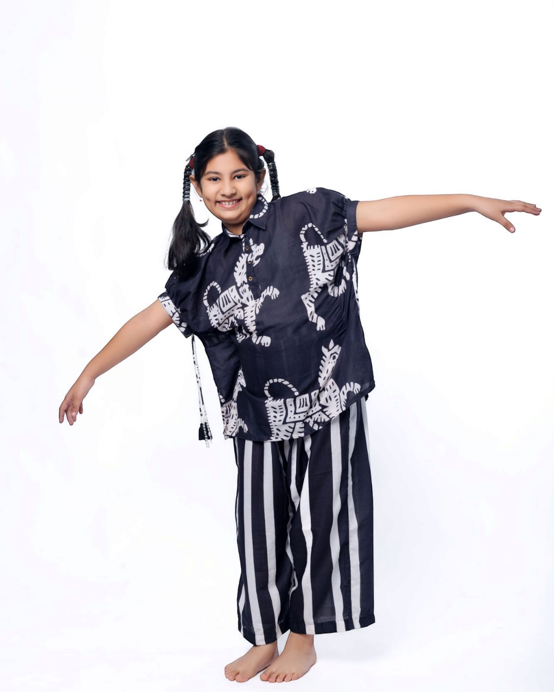Tiger Print Kaftan Co-ord Sets